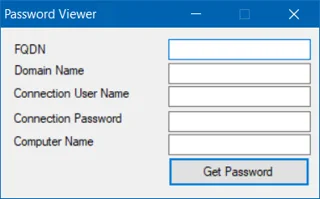 PasswordViewer Configurator with connection settings
