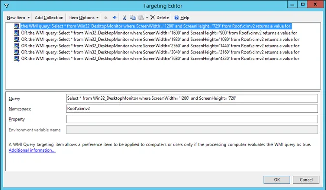 GPO user environment variable for 4:3 ratio