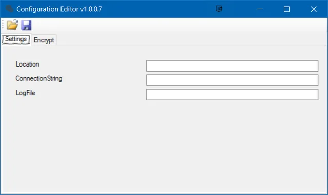PasswordImporter Configurator Encrypt tab