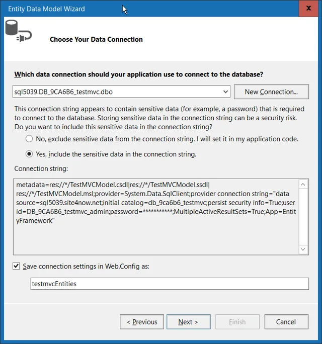 Entity Framework model with Date DateTime and Time columns