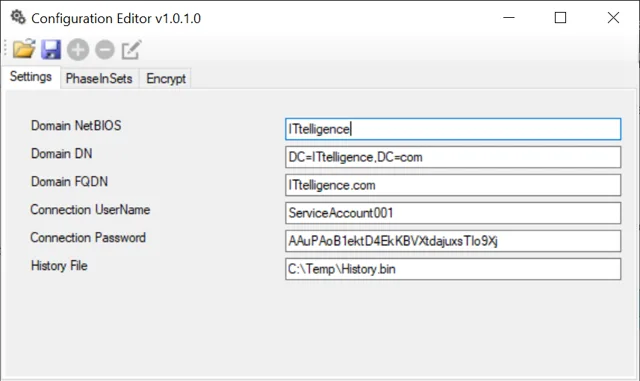 ADCycleGroups Configurator Settings tab