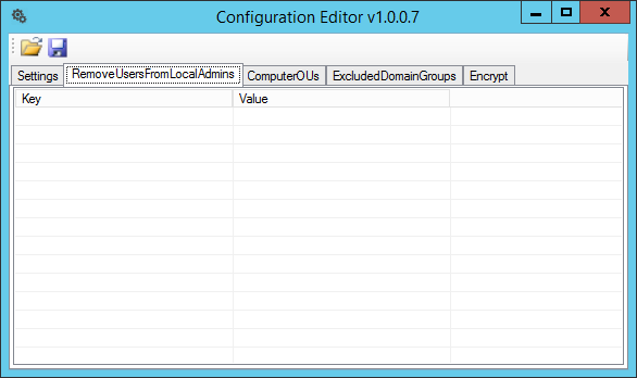 AdminGroups Configurator remove users tab
